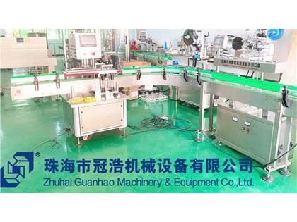 旋蓋機(jī)，鋁箔封口機(jī)，貼標(biāo)機(jī)，噴碼機(jī)，整套生產(chǎn)線已完成生產(chǎn)送貨至客戶公司